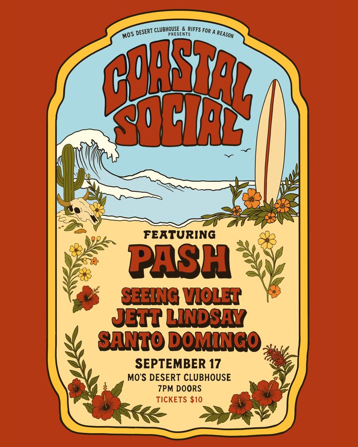 Coastal Social Vol. 5 event poster