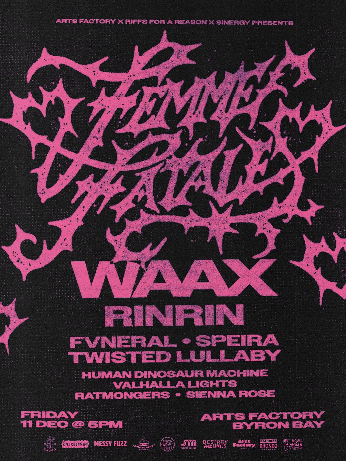 Femme Fatales event poster