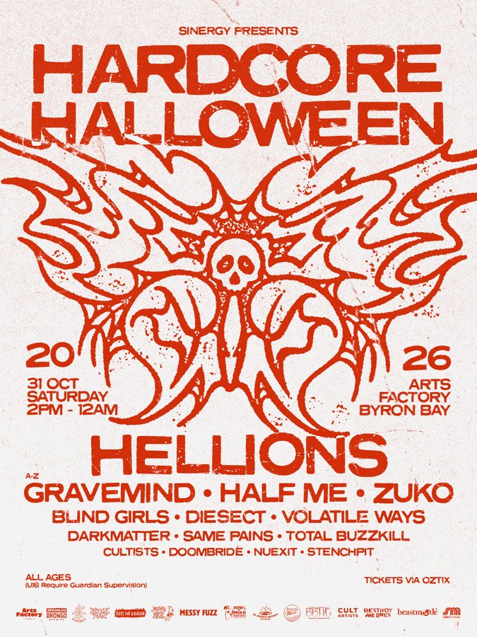 Hardcore Halloween 2026 event poster