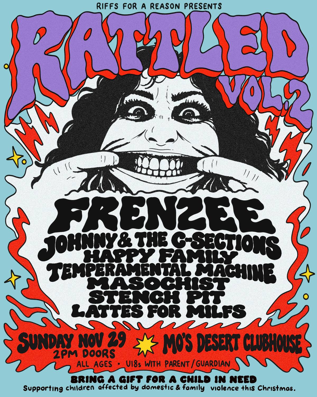 Rattled Vol. 2 event poster