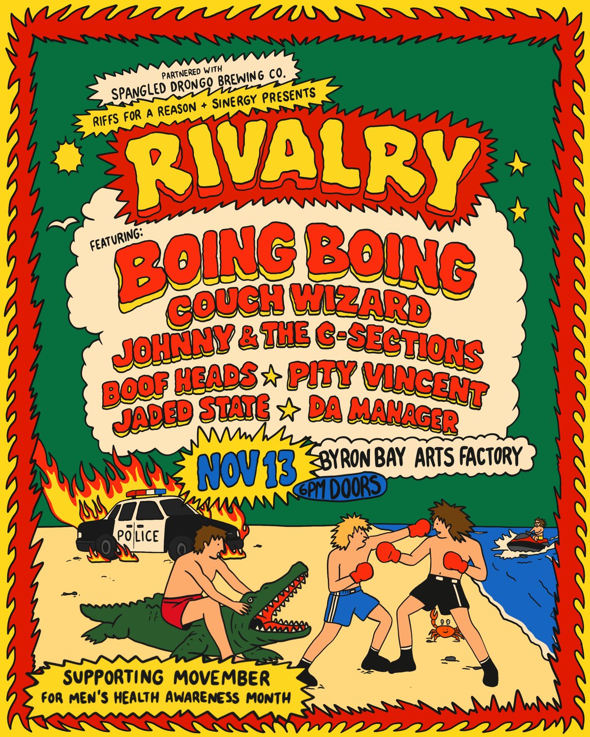 Rivalry event poster